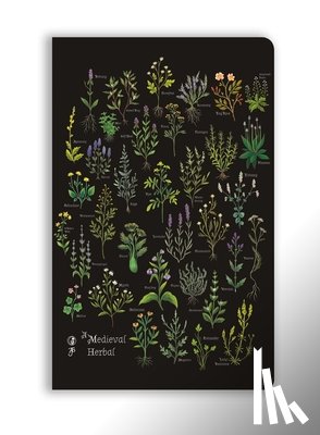Flame Tree Studio - Anna Stead: Medieval Herbal (Soft Touch Journal)