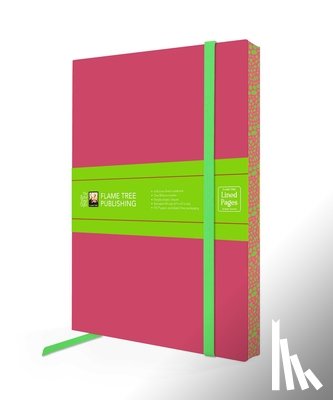 Flame Tree Studio - Lipstick Pink Artisan Paperback Notebook