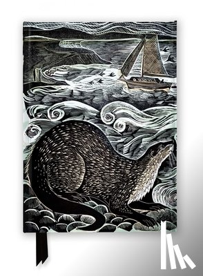 Flame Tree Studio - Angela Harding: Shetland Otter & Windsong (Foiled Journal)
