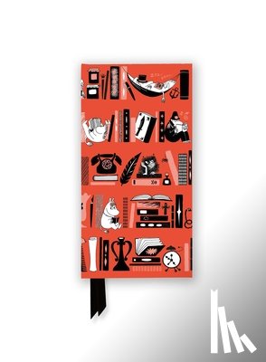 Flame Tree Studio - Moomin Bookshelves (Foiled Slimline Journal)