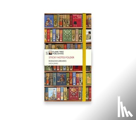 Flame Tree Studio - Bodleian Libraries: High Jinks Bookshelves Flame Tree Sticky Notes Folder