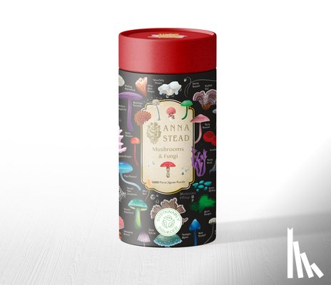 Flame Tree Studio - Adult Cylinder Jigsaw Puzzle Anna Stead: Mushrooms & Fungi