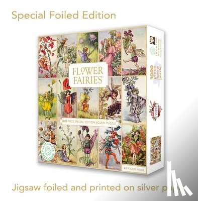 Flame Tree Studio - Special Edition Adult Foiled Jigsaw Puzzle Flower Fairies