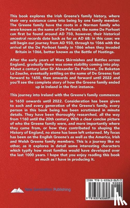 Greene, Adrian Walter - The Irish Greene's Family Heritage and History 1640-2023