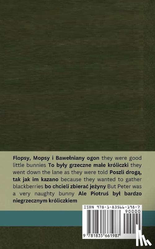 Potter, Beatrix - The Tale of Peter Rabbit / Piotruś Krolik