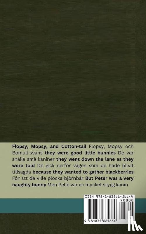Potter, Beatrix - The Tale of Peter Rabbit / Sagan om Pelle Kanin