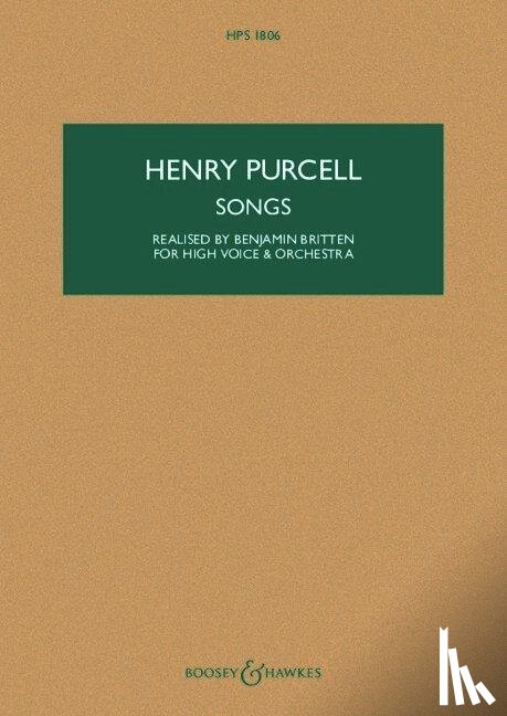 Purcell, Henry - Songs