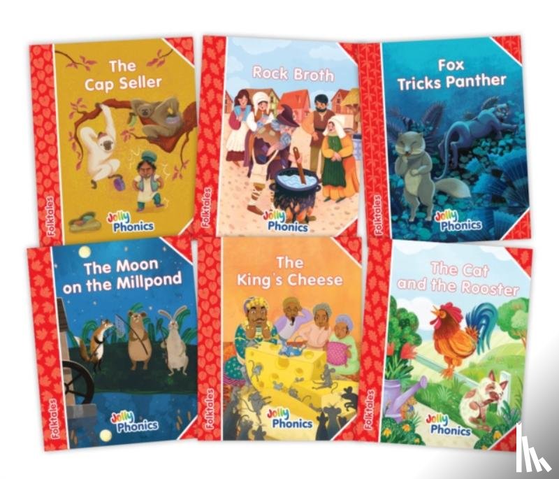 Guille-Marrett, Emily - Jolly Phonics Folktales Red Readers (Level 1) Complete Set (1-6)