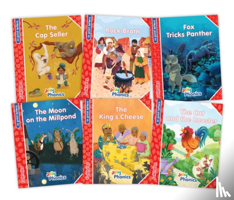 Guille-Marrett, Emily - Jolly Phonics Folktales Red Readers (Level 1) Complete Set (1-6)