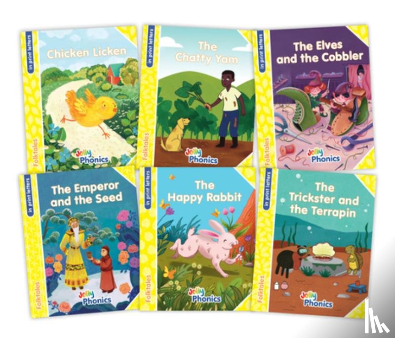 Guille-marrett, Emily - Jolly Phonics Folktales Yellow Readers (Level 2) Complete Set (1-6)