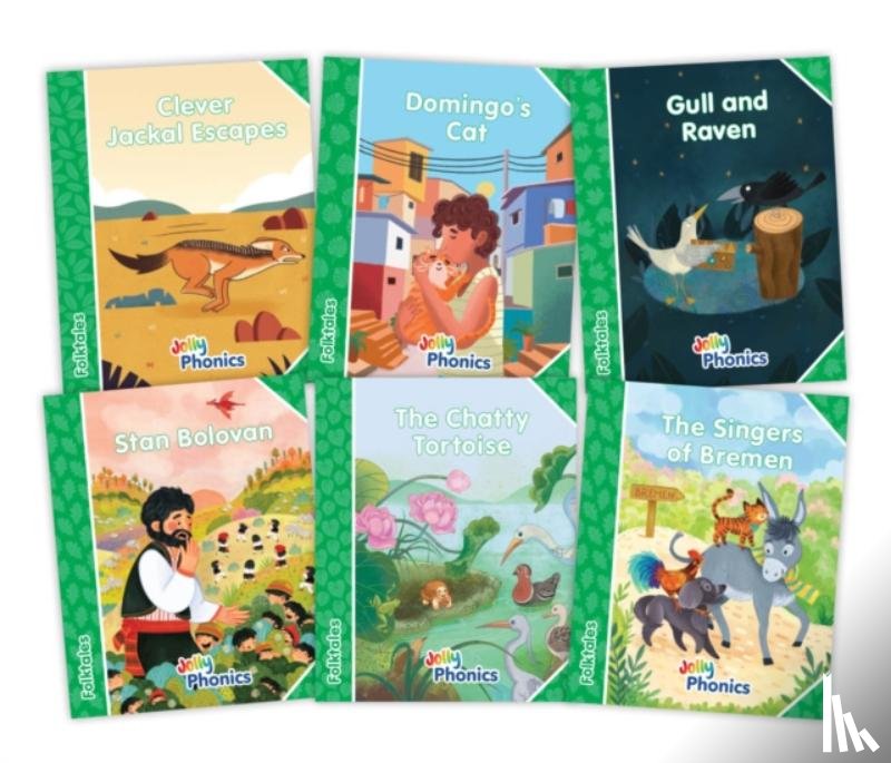 Van-Pottelsberghe, Louise - Jolly Phonics Folktales Green Readers (Level 3) Complete Set (1-6)