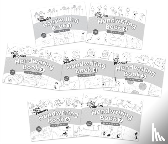 Jolly Learning - Jolly Phonics Handwriting Books Complete Set (1-7)