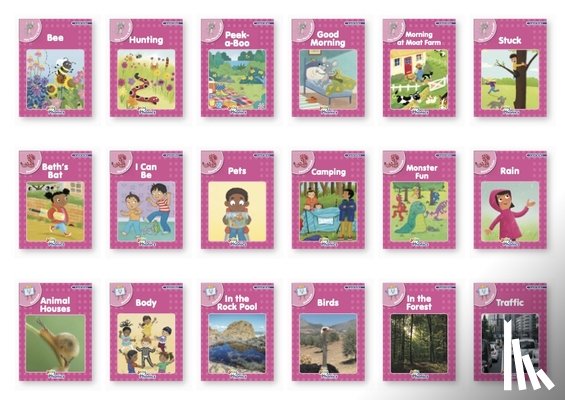 Wernham, Sara - Jolly Phonics Pink Readers Complete Set