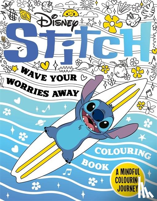 Walt Disney - Disney Stitch - Wave Your Worries Away Colouring Book