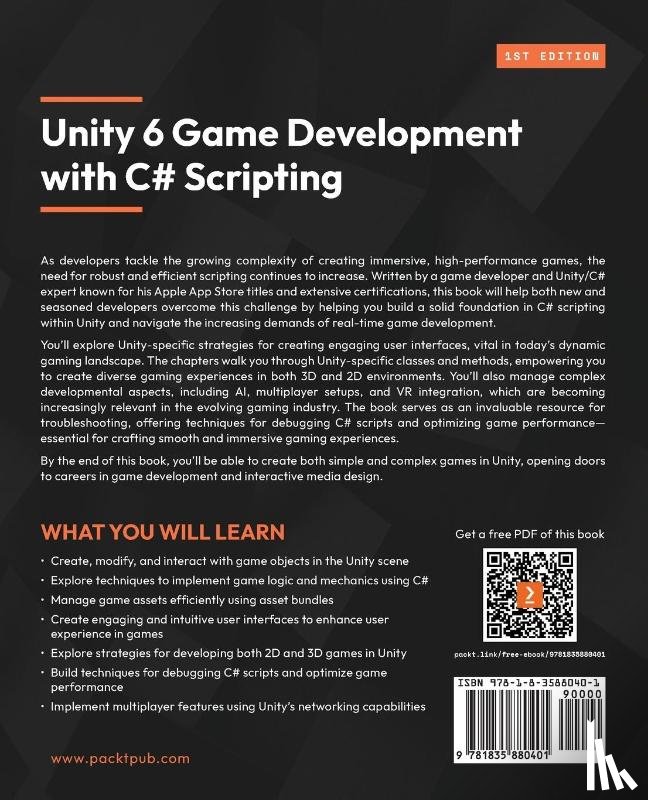 Apperson, Lem - Unity 6 Game Development with C# Scripting