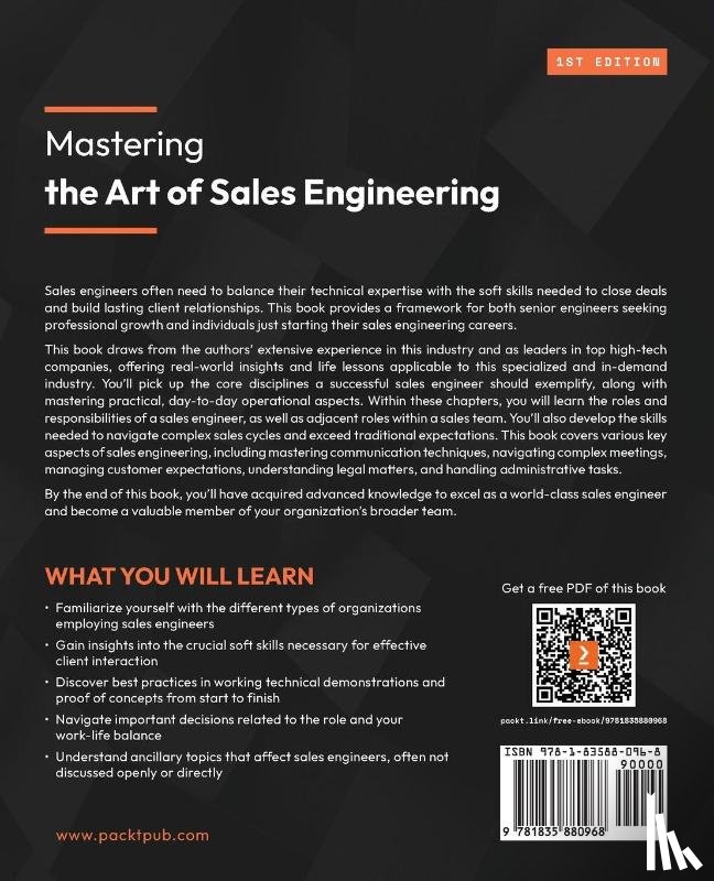 Silver, Jeffrey, Mar-Tang, Jason - Mastering the Art of Sales Engineering
