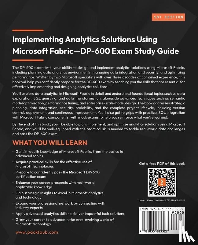 Makhija, Jagjeet Singh, Odunukwe, Charles - Implementing Analytics Solutions Using Microsoft Fabric-DP-600 Exam Study Guide