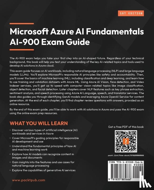Guilmette, Aaron, Miles, Steve - Microsoft Azure AI Fundamentals AI-900 Exam Guide