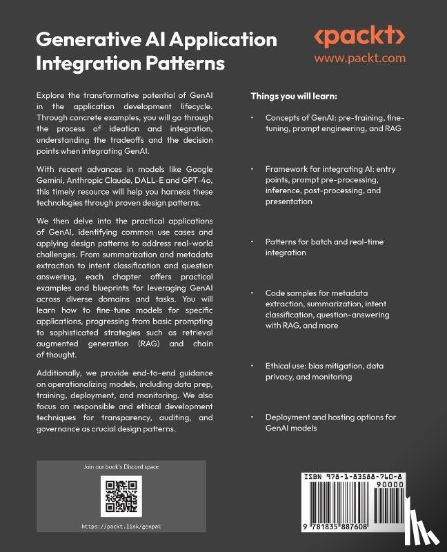Bustos, Juan Pablo, Soria, Luis Lopez - Generative AI Application Integration Patterns