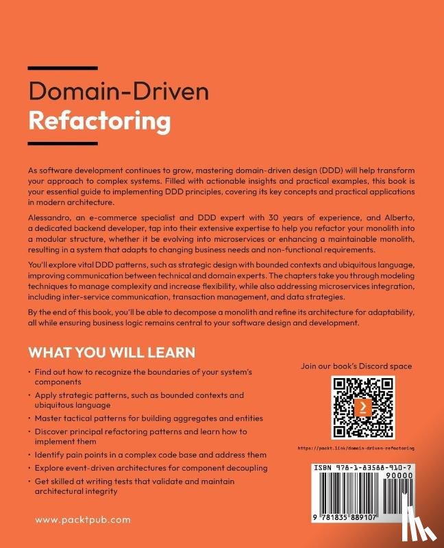 Colla, Alessandro, Acerbis, Alberto - Domain-Driven Refactoring