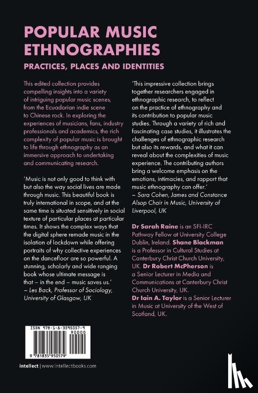  - Popular Music Ethnographies