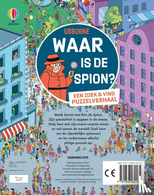  - Waar is de spion / Een zoek & vind puzzelverhaal