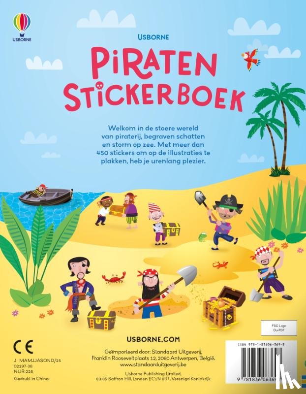  - Piraten stickerboek
