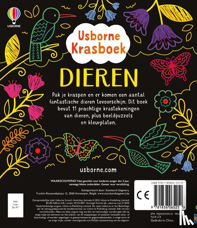  - Krasboek Dieren