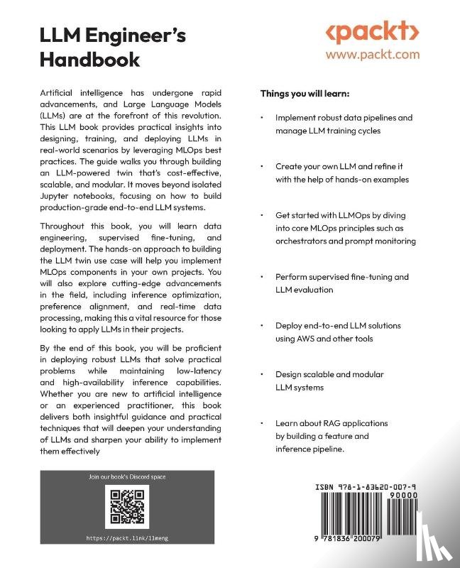 Iusztin, Paul, Labonne, Maxime - LLM Engineer's Handbook