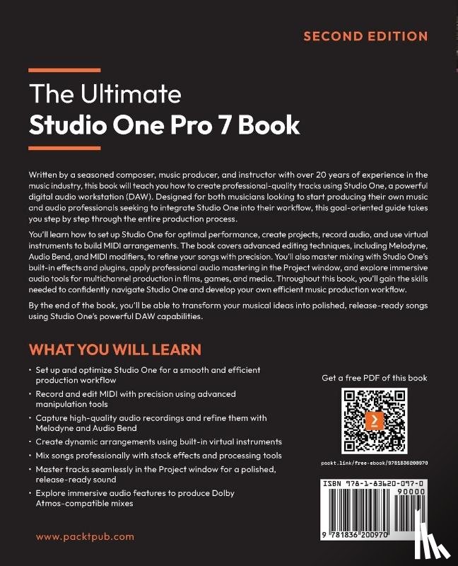 Somunkiran, Doruk - The Ultimate Studio One Pro 7 Book - Second Edition