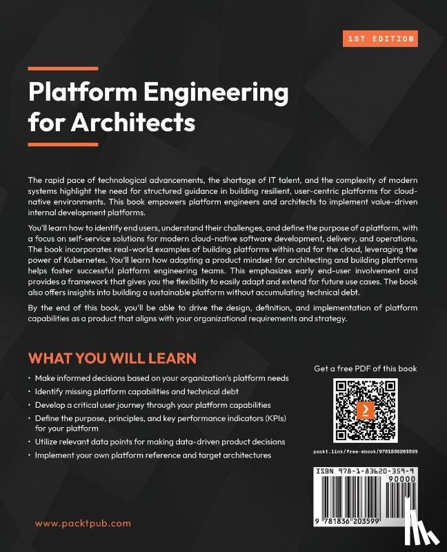 Körbächer, Max, Grabner, Andreas, Lipsig, Hilliary - Platform Engineering for Architects