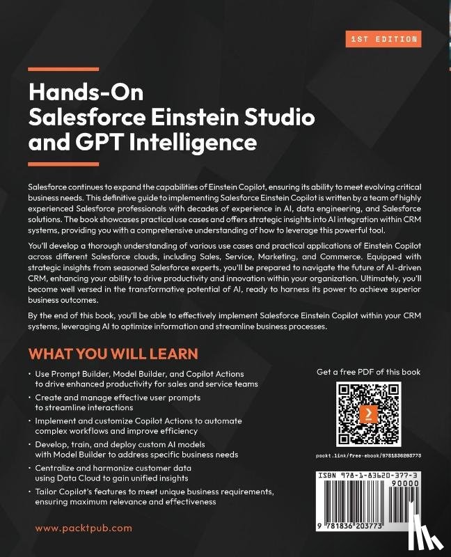Kubon, Joseph, Pond, Luke, Forbes, Andy - Hands-On Salesforce Einstein Studio and GPT Intelligence
