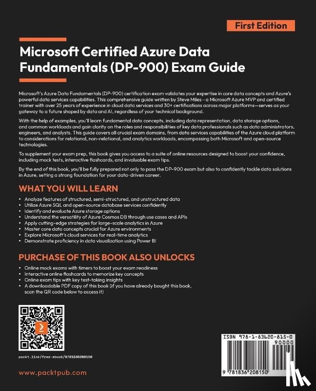 Miles, Steve - Microsoft Certified Azure Data Fundamentals (DP-900) Exam Guide