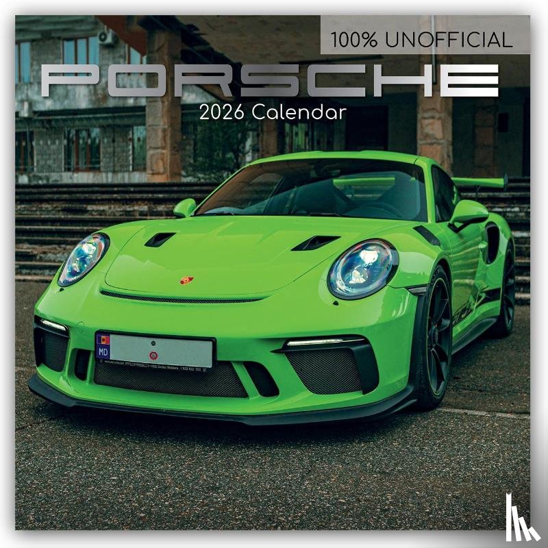 Gifted Stationery Co. Ltd - Porsche 2026 - 16-Monatskalender