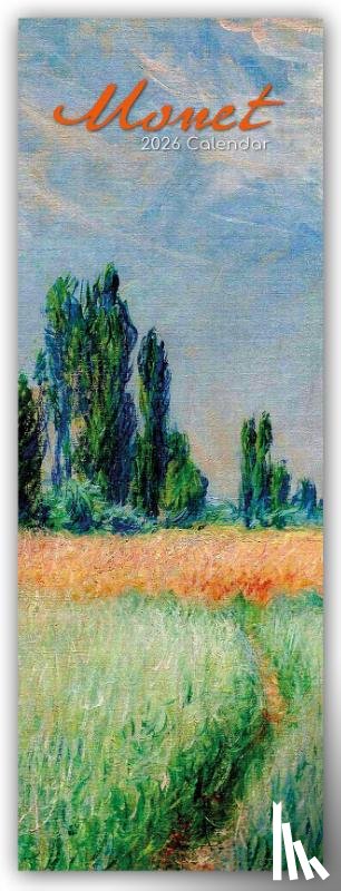 Gifted Stationery Co. Ltd - Monet - Claude Monet - Slimline-Kalender 2026