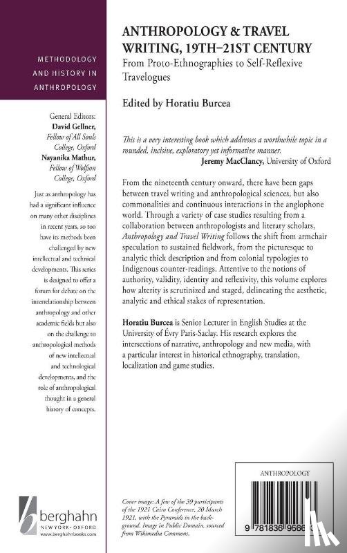  - Anthropology and Travel Writing, 19th-21st Century