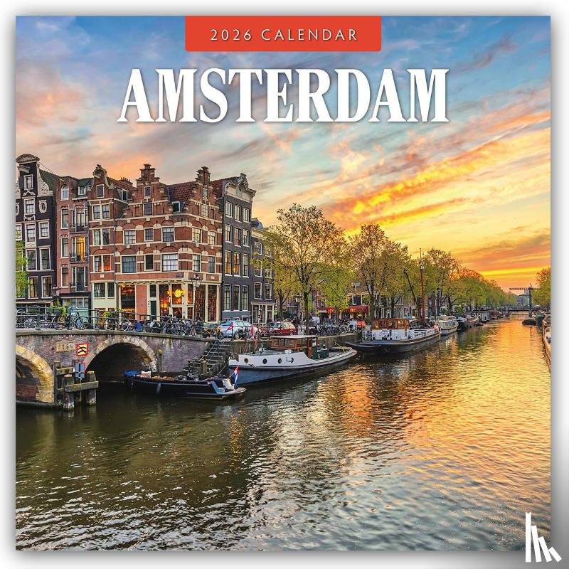 Red Robin - Amsterdam  2026 Square Wall Calendar