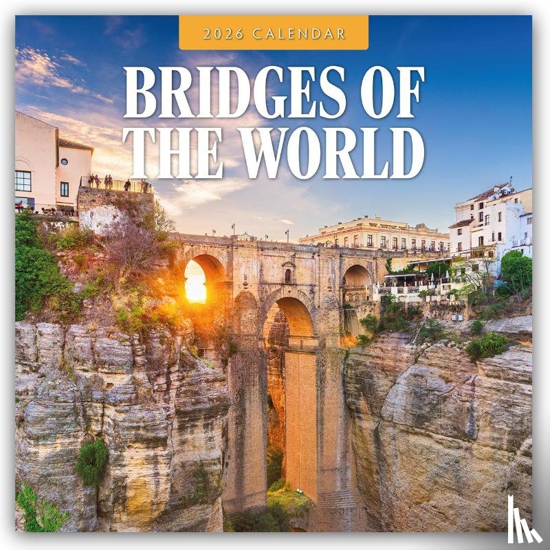 Red Robin - Bridges of the World 2026 Square Wall Calendar