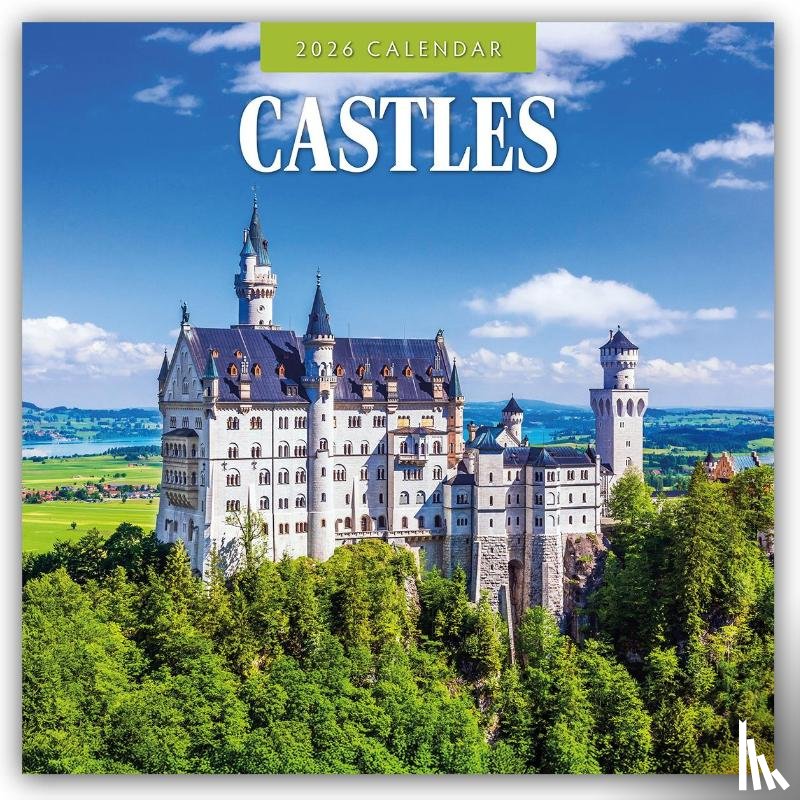 Red Robin - Castles 2026 Square Wall Calendar