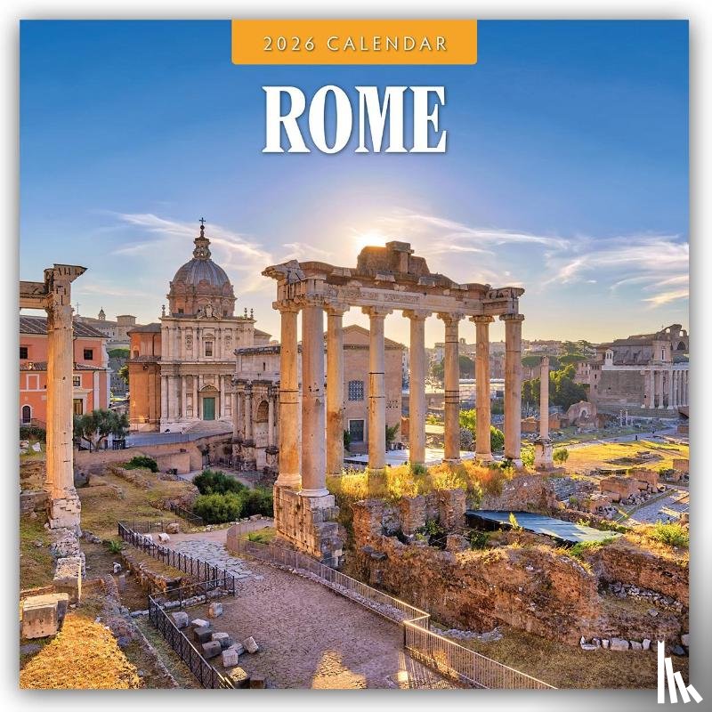 Red Robin - Rome 2026 Square Wall Calendar