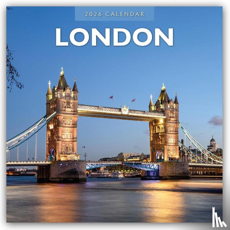 Red Robin - London 2026 Square Wall Calendar