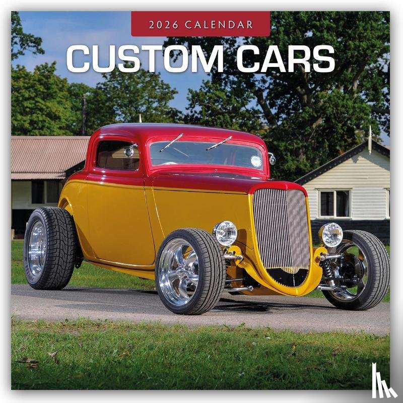 Red Robin - Custom Cars 2026 Square Wall Calendar