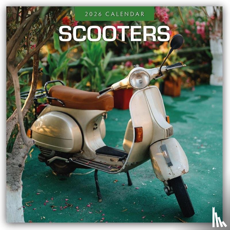 Red Robin - Scooters 2026 Square Wall Calendar