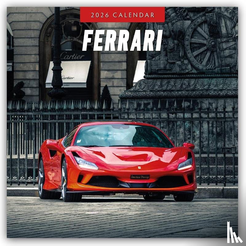 Red Robin - Ferrari 2026 Square Wall Calendar