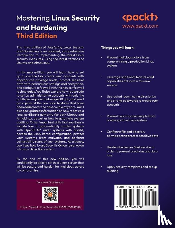 Tevault, Donald A. - Mastering Linux Security and Hardening - Third Edition