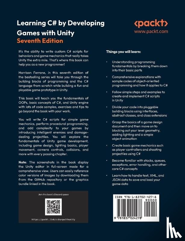 Ferrone, Harrison - Learning C# by Developing Games with Unity - Seventh Edition
