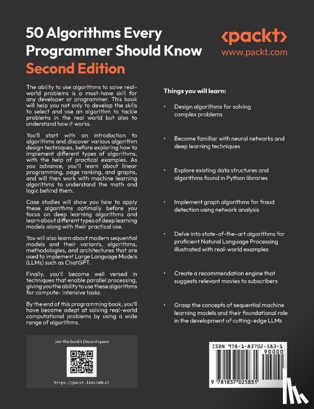 Ahmad, Imran - 50 Algorithms Every Programmer Should Know - Second Edition