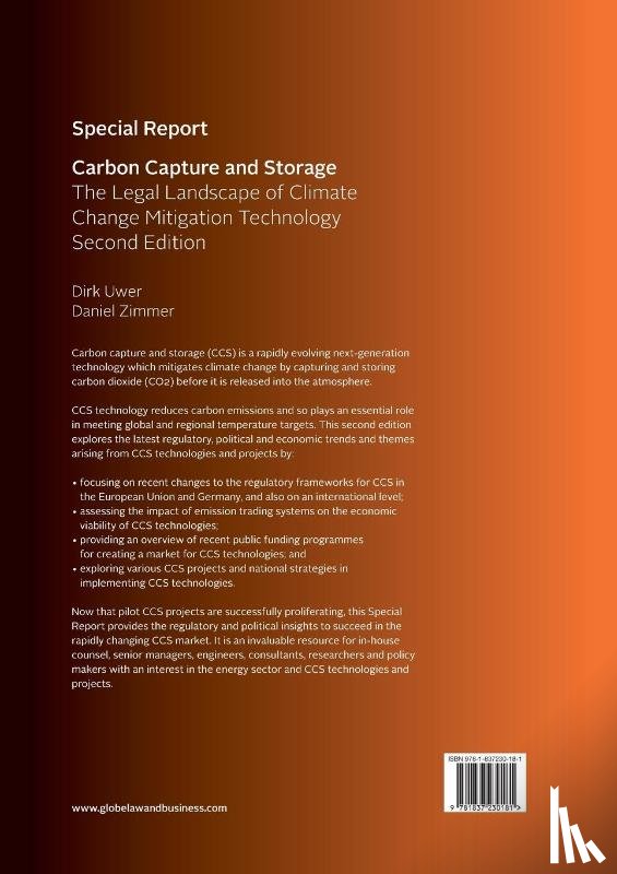 Uwer, Dirk, Zimmer, Daniel - Carbon Capture and Storage