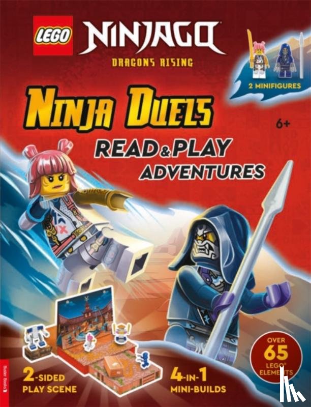 LEGO®, Buster Books - LEGO® NINJAGO®: Ninja Duels (with Sora minifigure, Wolf Mask warrior minifigure, two-sided play scene, four mini-builds and over 65 LEGO® elements)