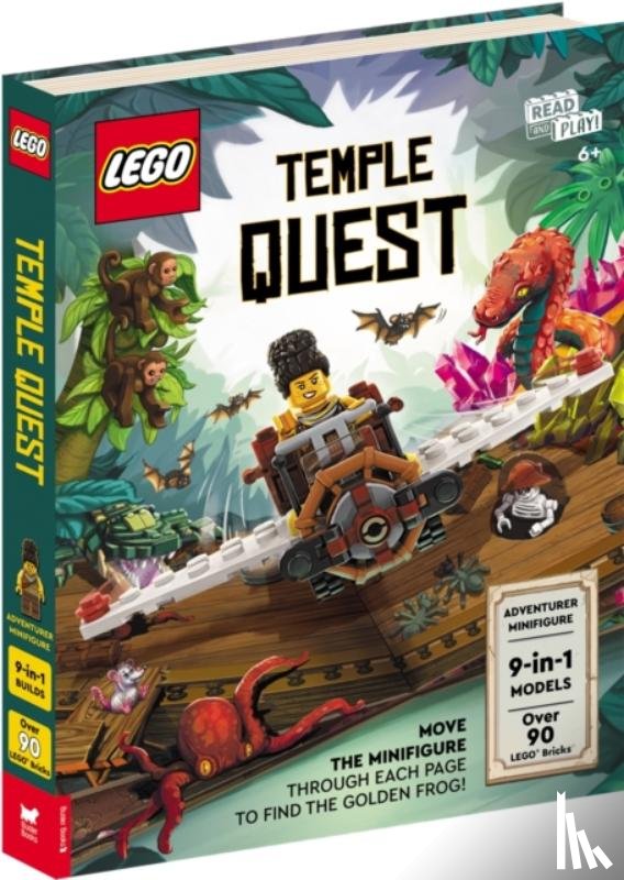 LEGO®, Buster Books - LEGO® Books: Temple Quest (with adventurer minifigure, nine buildable models, play scenes and over 90 LEGO elements)